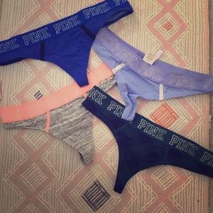 Victoria secret pink thongs